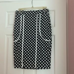 Voodoo Vixen polka dot skirt